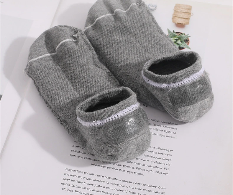 Adult Men′ S and Women′ S Cotton Boat Socks Thickened Towel Invisible Socks