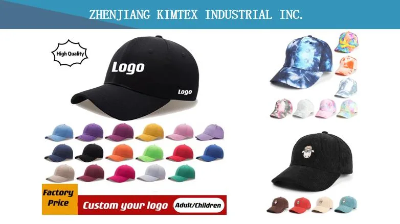 Great Quality Cotton Caps and Hats Baseball Cap Suitable for All Adults