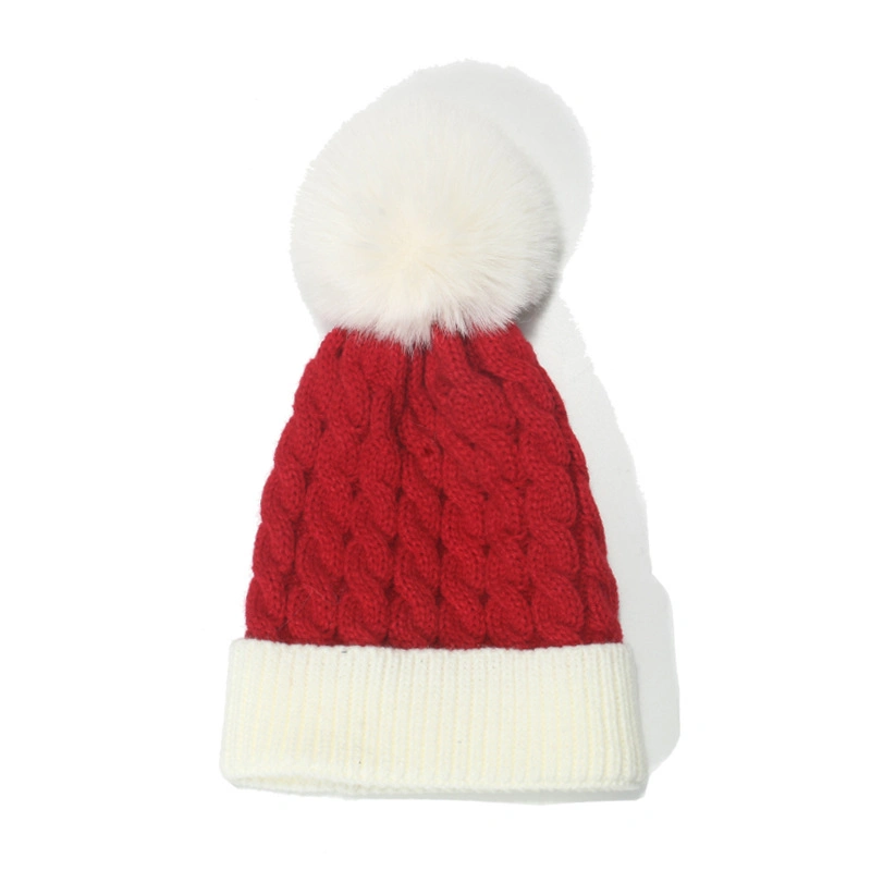 Wholesale Christmas Children Kids Winter Warm Knitted Cap Beanie Hat